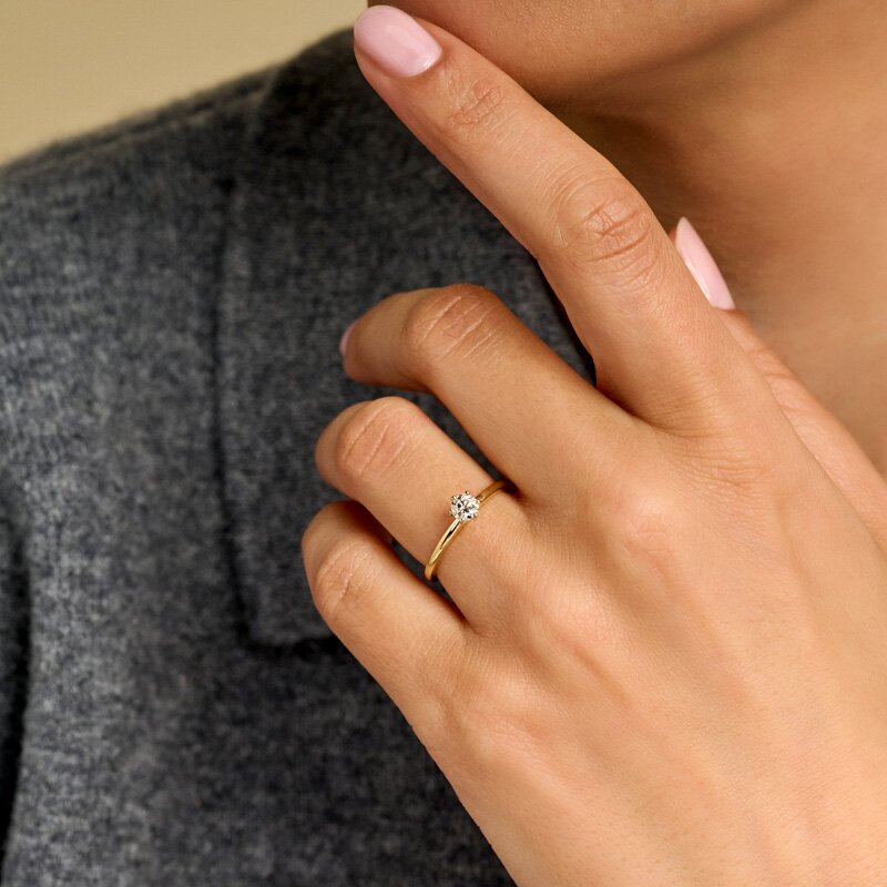 Treasured by Lien Solo verlovingsring Treasured by Lien Solo verlovingsring - BR6-13-C-G/30 - 5