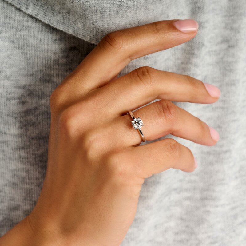 Treasured by Lien Solo verlovingsring - BR4-13-S-G/70 - 5