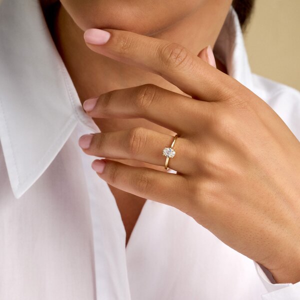 Treasured by Lien Solo verlovingsring OV4-13-S-G/70