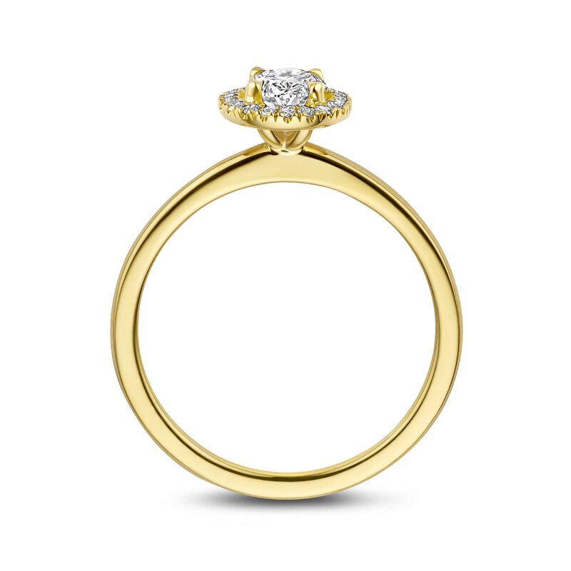Treasured by Lien Halo verlovingsring - OV4-14-C-G/50 - 3