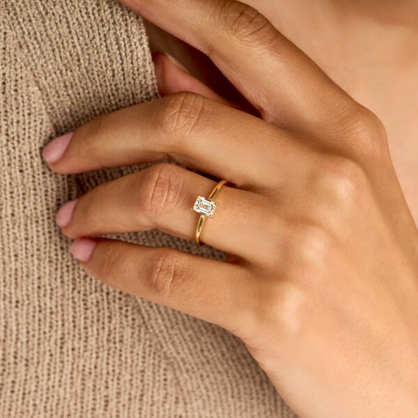 Treasured by Lien Solo verlovingsring EM4-13-S-G/70
