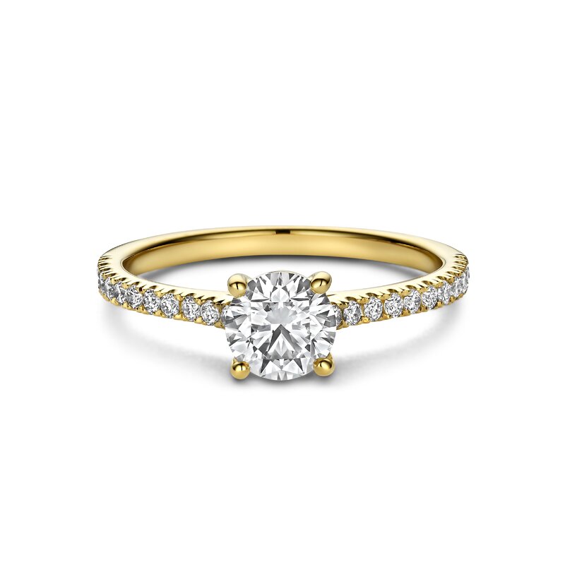 Treasured by Lien Pavé verlovingsring Treasured by Lien Pavé verlovingsring - BR4-23-S-G/70 - 1