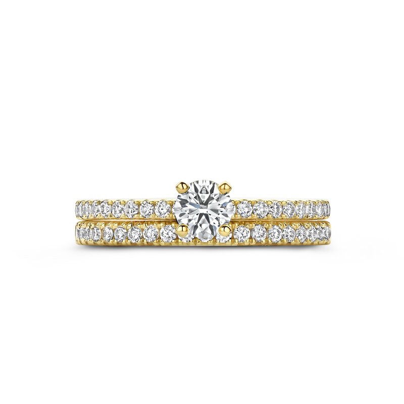 Treasured by Lien Pavé verlovingsring - BR4-23-C-G/30 - 4