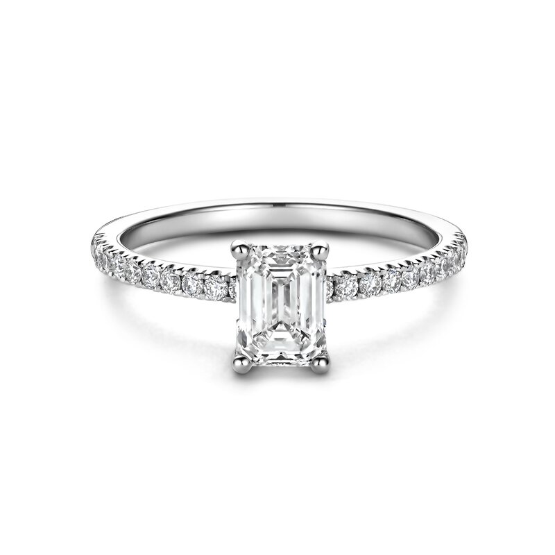 Treasured by Lien Pavé verlovingsring - EM4-23-C-W/90 - 1