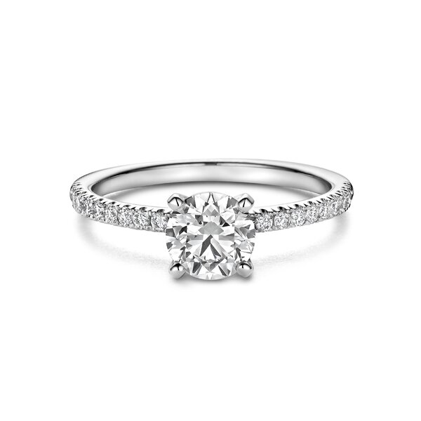 Treasured by Lien Pavé verlovingsring BR4-23-C-W/90