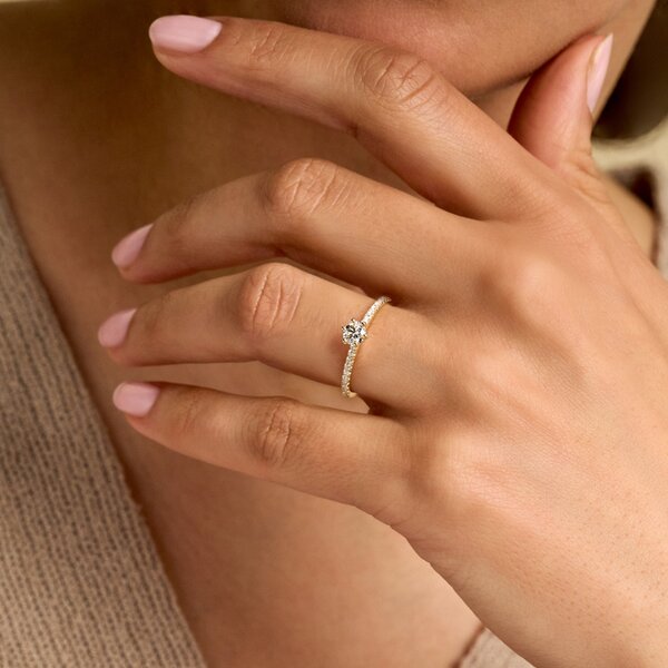 Treasured by Lien Pavé verlovingsring BR6-23-C-G/30