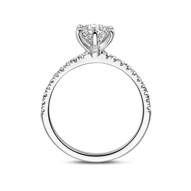 Treasured by Lien Pavé verlovingsring - BR6-23-C-W/90 - 3