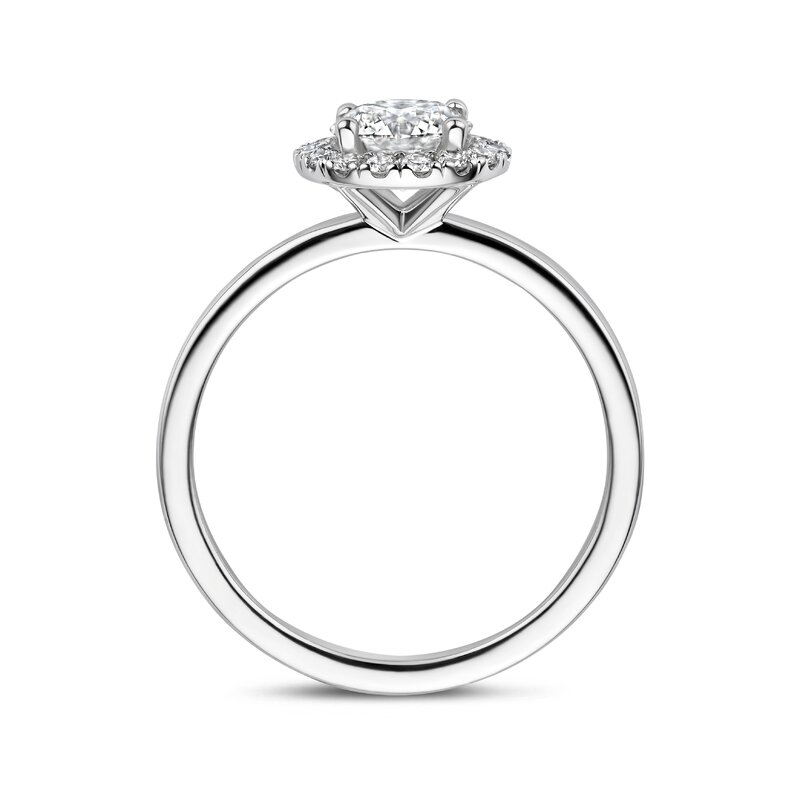 Treasured by Lien Halo verlovingsring - BR4-14-C-W/70 - 3