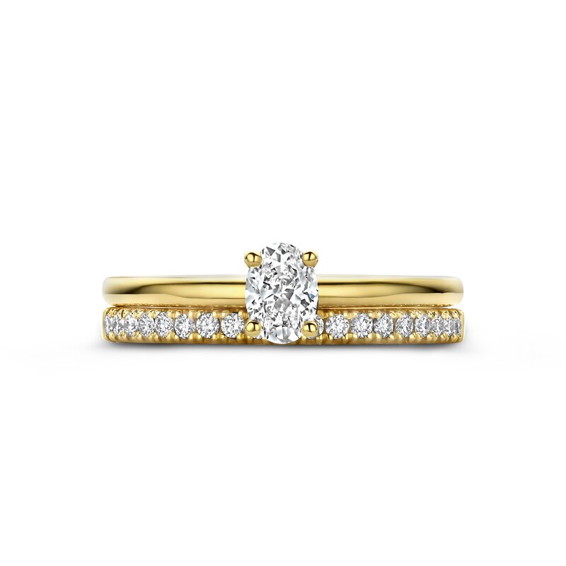 Treasured by Lien Solo verlovingsring - OV4-13-C-G/30 - 4