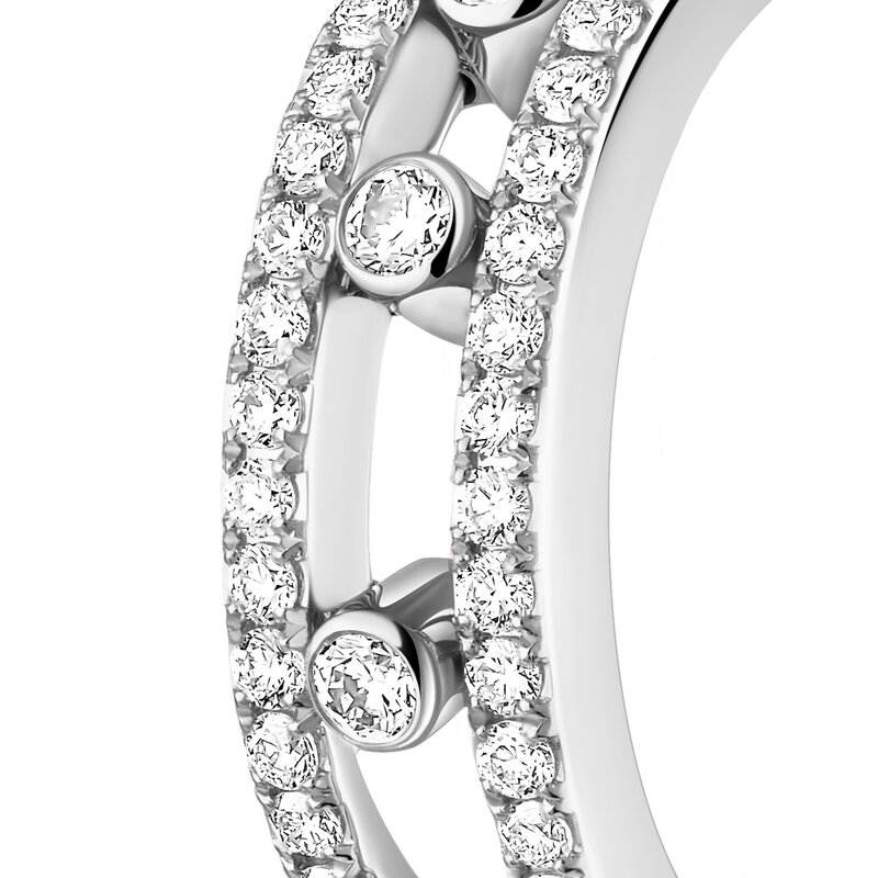 Messika Move Pave oorbellen Messika Move Pave oorbellen - 04993WG - 3