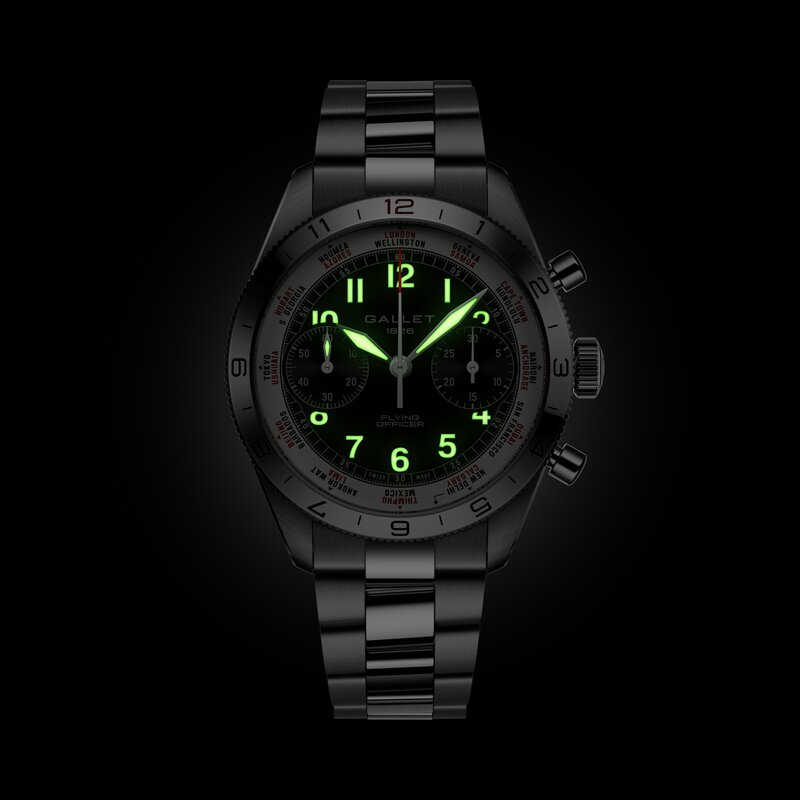Gallet Flying Officer 40mm - AG2301131B1A1 - 3