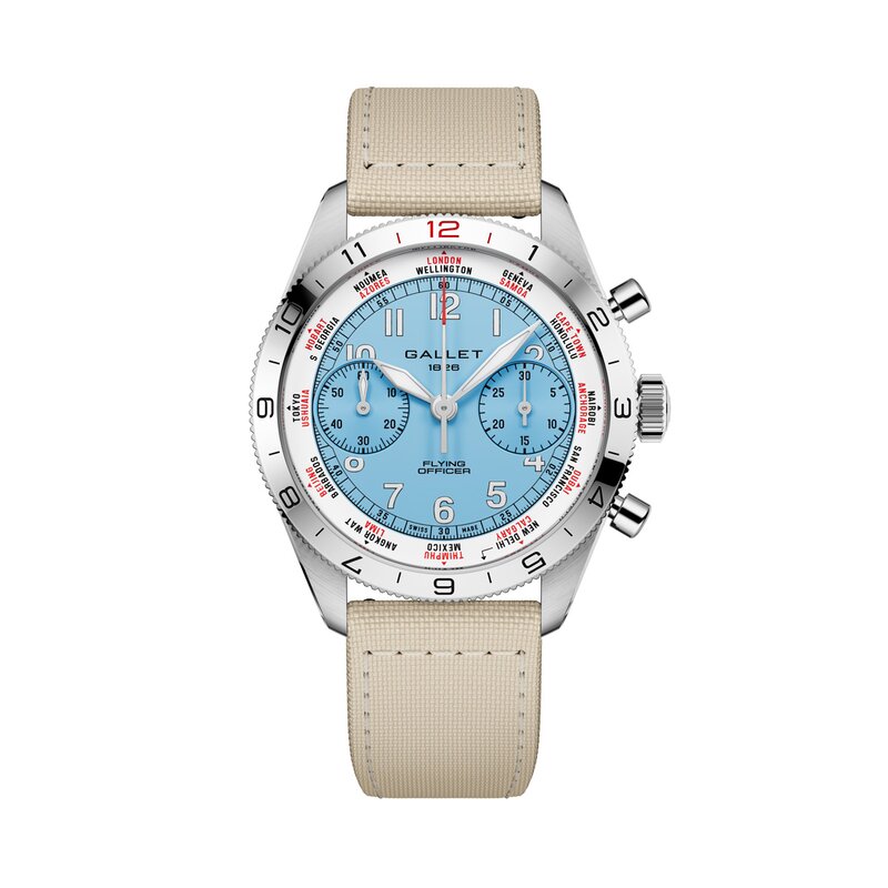 Gallet Flying Officer 40mm - AG2301131C1W1 - 1