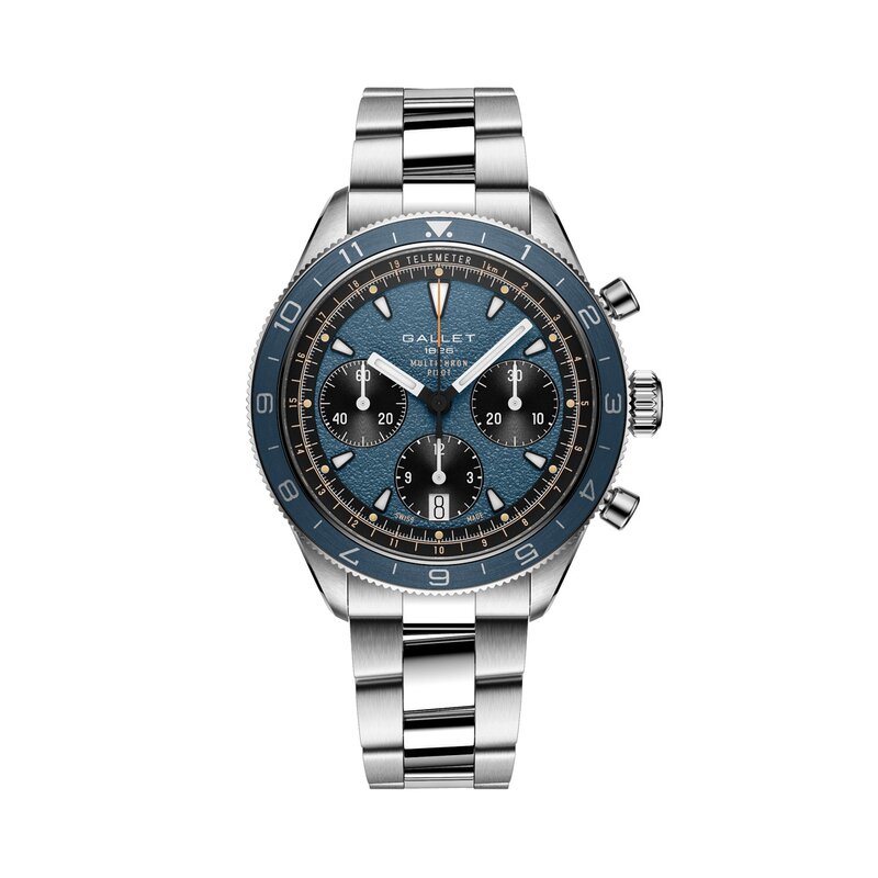 Gallet Multrichron Pilot 42mm Gallet Multrichron Pilot 42mm - AG2303171C1A1 - 1