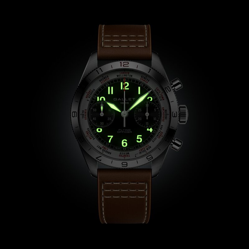 Gallet Flying Officer 40mm Gallet Flying Officer 40mm - AG2301131B1X2 - 3