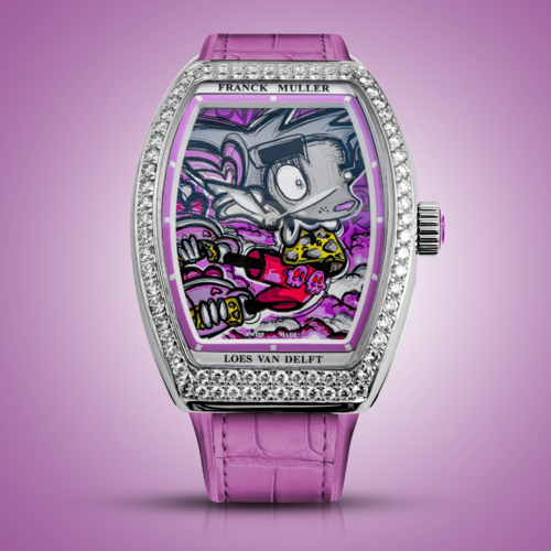 Franck Muller en Loes Van Delft brengen opnieuw kunst naar de pols Franck Muller en Loes Van Delft brengen opnieuw kunst naar de pols