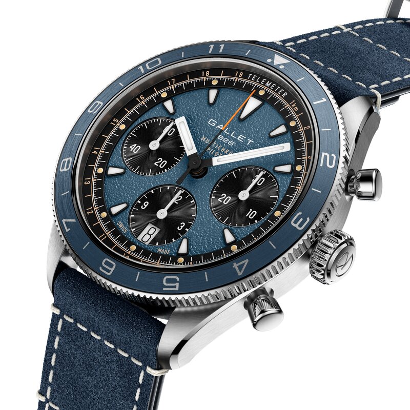 Gallet Multrichron Pilot 42mm Gallet Multrichron Pilot 42mm - AG2303171C1W1 - 2