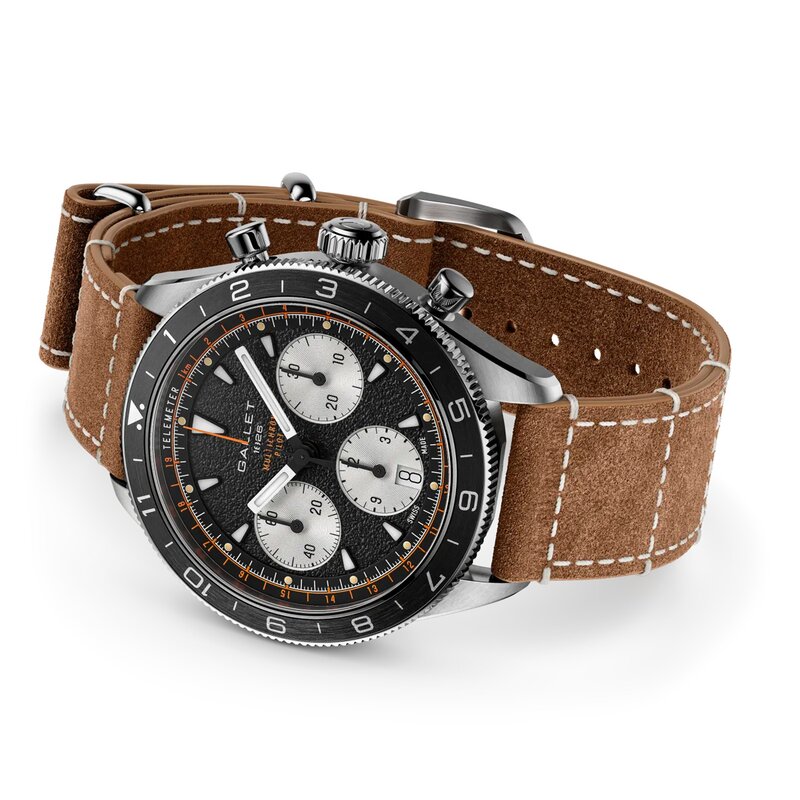 Gallet Multrichron Pilot 42mm Gallet Multrichron Pilot 42mm - AG2303251B1W1 - 3
