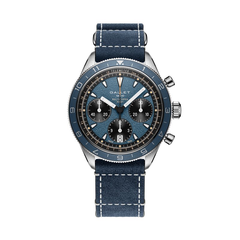 Gallet Multrichron Pilot 42mm Gallet Multrichron Pilot 42mm - AG2303171C1W1 - 1