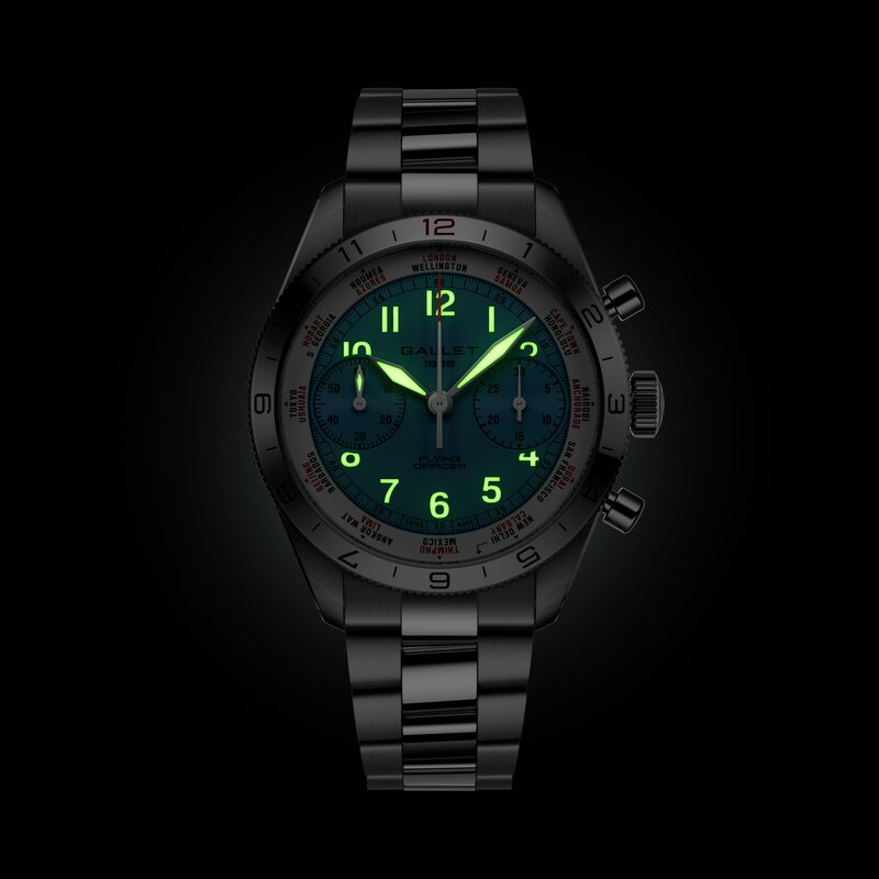 Gallet Flying Officer 40mm Gallet Flying Officer 40mm - AG2301131C1A1 - 3