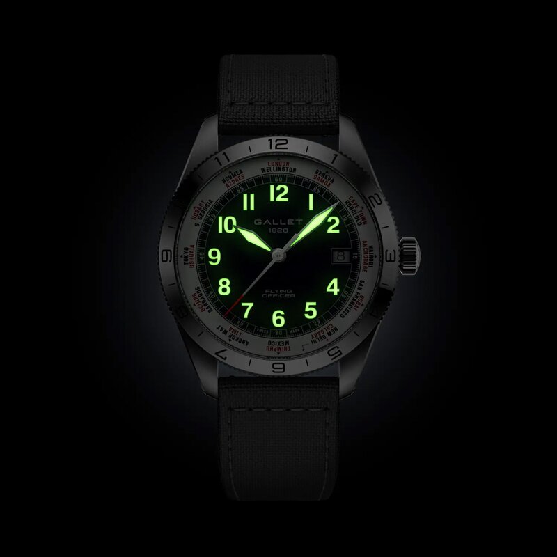 Gallet Flying Officer 40mm Gallet Flying Officer 40mm - AG1701131C1W1 - 5