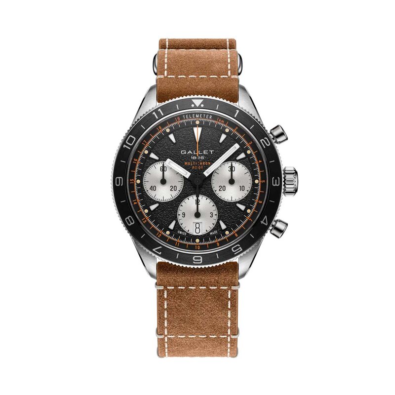 Gallet Multrichron Pilot 42mm Gallet Multrichron Pilot 42mm - AG2303251B1W1 - 1