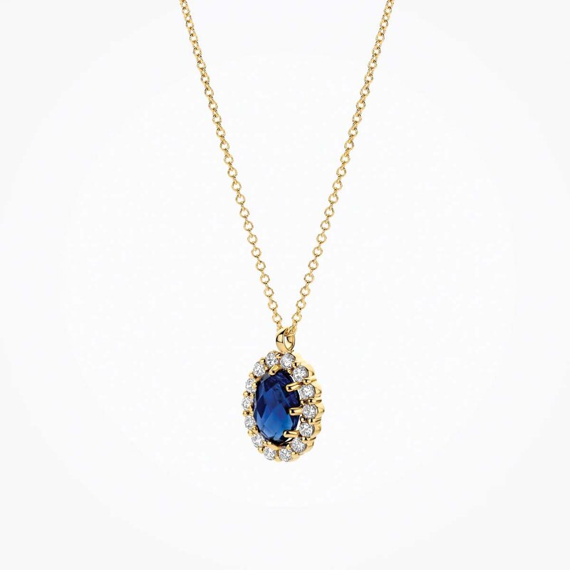 Blush Lab Diamonds halsketting Blush Lab Diamonds halsketting - LG3021Y - 2