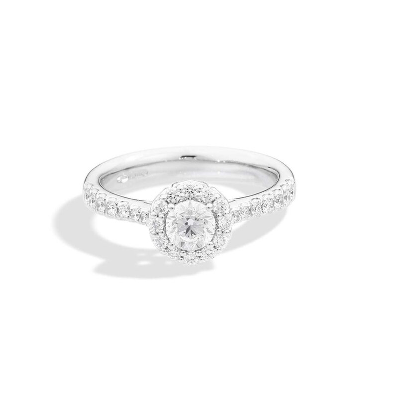 Recarlo Anniversary Halo verlovingsring - R01SC018/027 - 1