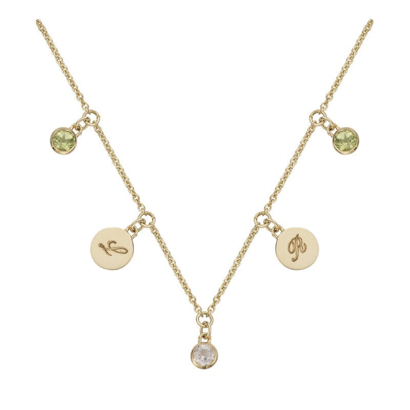 Funky Gold halsketting - SP 036 - 1