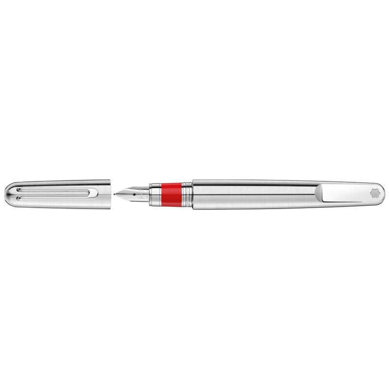 Signature Montblanc M Red Fountain Pen - 113622 - 3