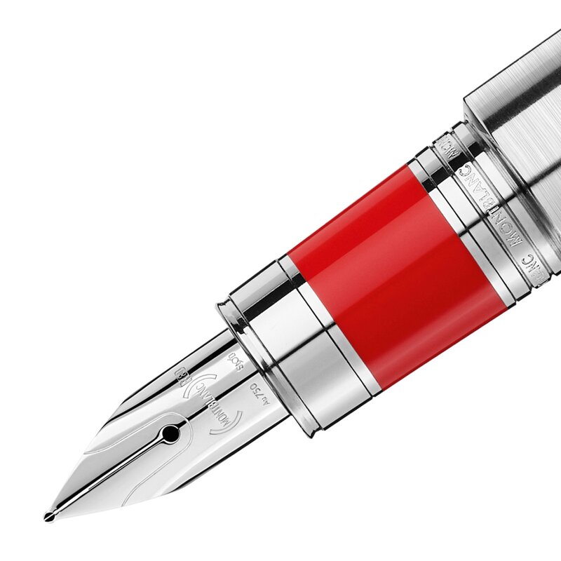 Signature Montblanc M Red Fountain Pen - 113622 - 2