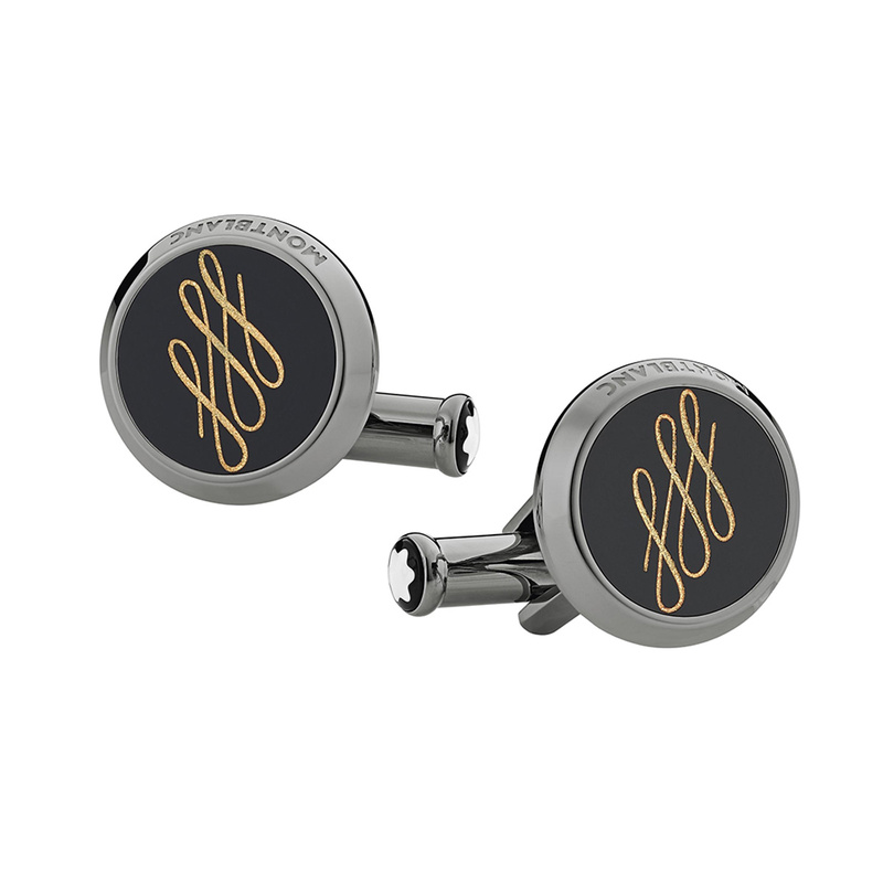 Calligraphy Pattern Cufflinks - 124209 - 1