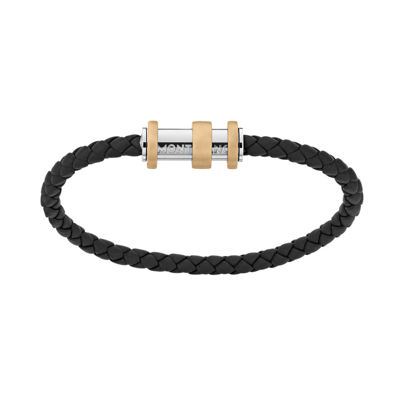 Bracelet 1858 Geosphere Leather Steel - 12614768 - 1