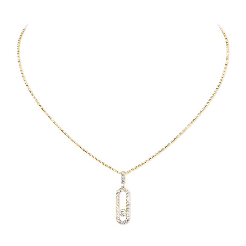 Messika Move Uno halsketting Messika Move Uno halsketting - 12058YG - 1