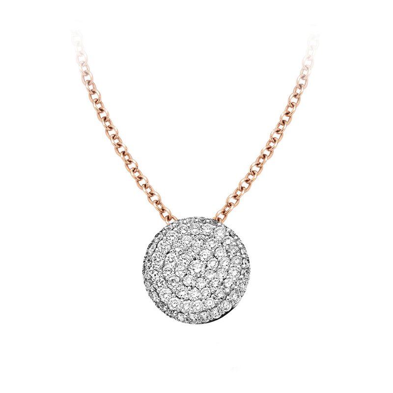 BIGLI Mini Wave halsketting - 23H64RWDIA/45 - 1