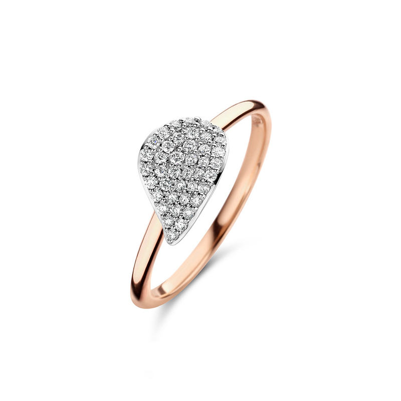 BIGLI Mini Leaves ring - 23R189RWDIA - 1