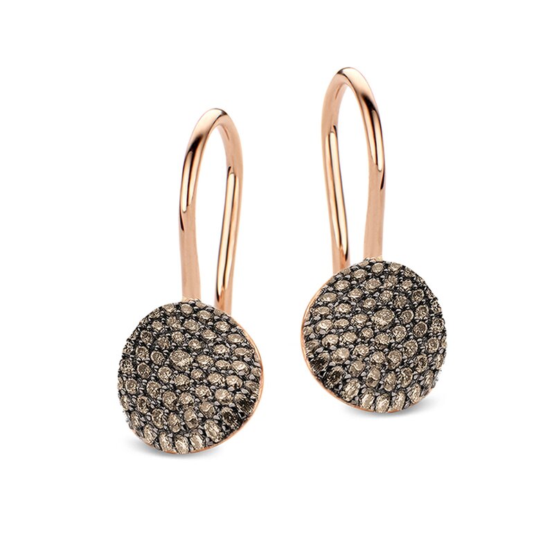 BIGLI Mini Wave oorbellen - 23O78BRDBR_CL - 1