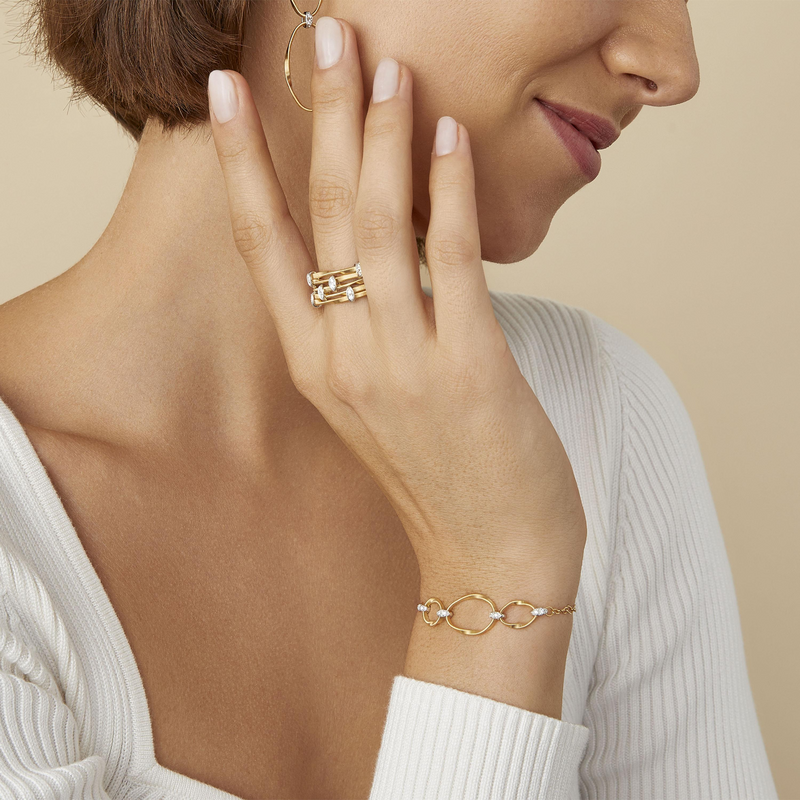 Marco Bicego Marrakech Onde armband - BG771 B2 YW - 2