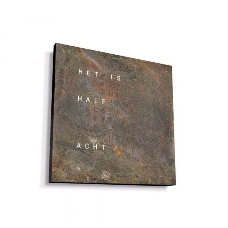 Qlocktwo Classic Creator's Edition Glintscape Black Corpus - QT4BLNLGS - 1