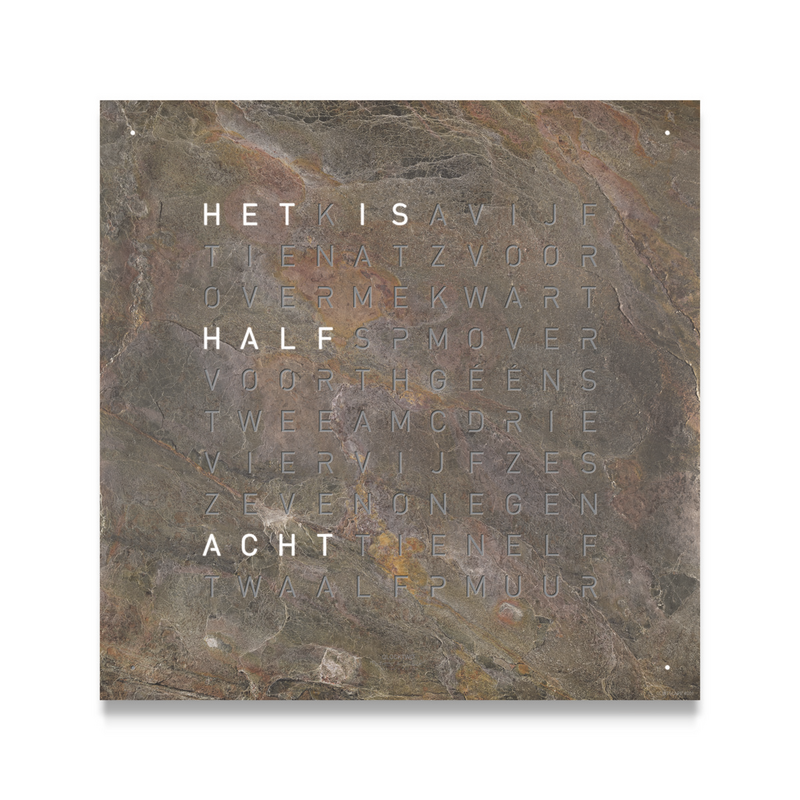 Qlocktwo Classic Creator's Edition Glintscape Black Corpus - QT4BLNLGS - 2