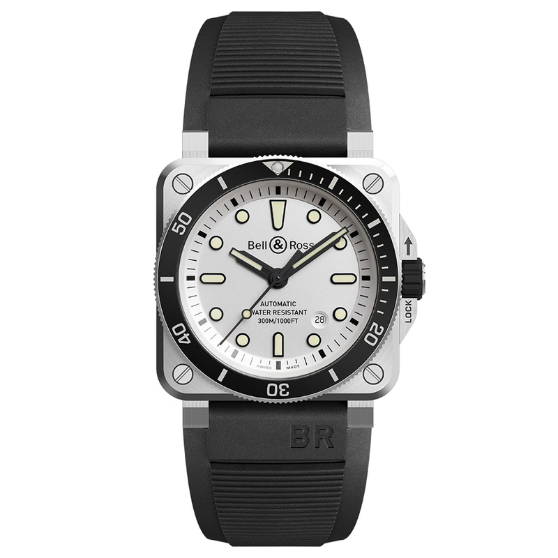 Bell & Ross Br03 42mm - BR0392-D-WH-ST/SRB - 1