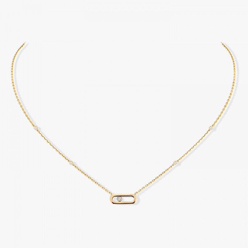 Messika Move Uno halsketting - 10053YG - 1