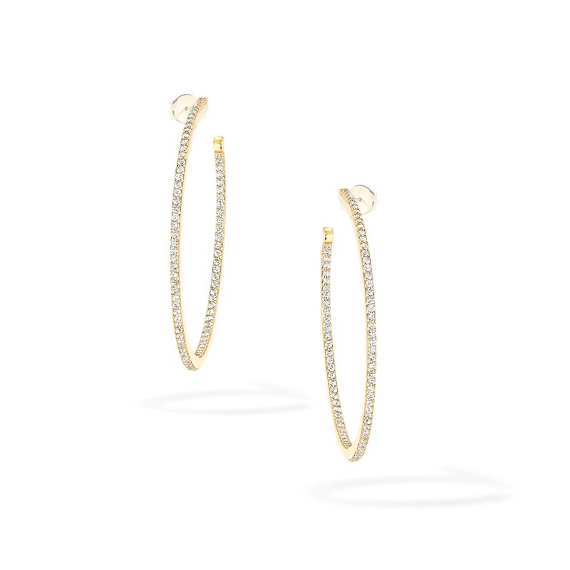 Messika Gatsby oorbellen - 04686YG - 1