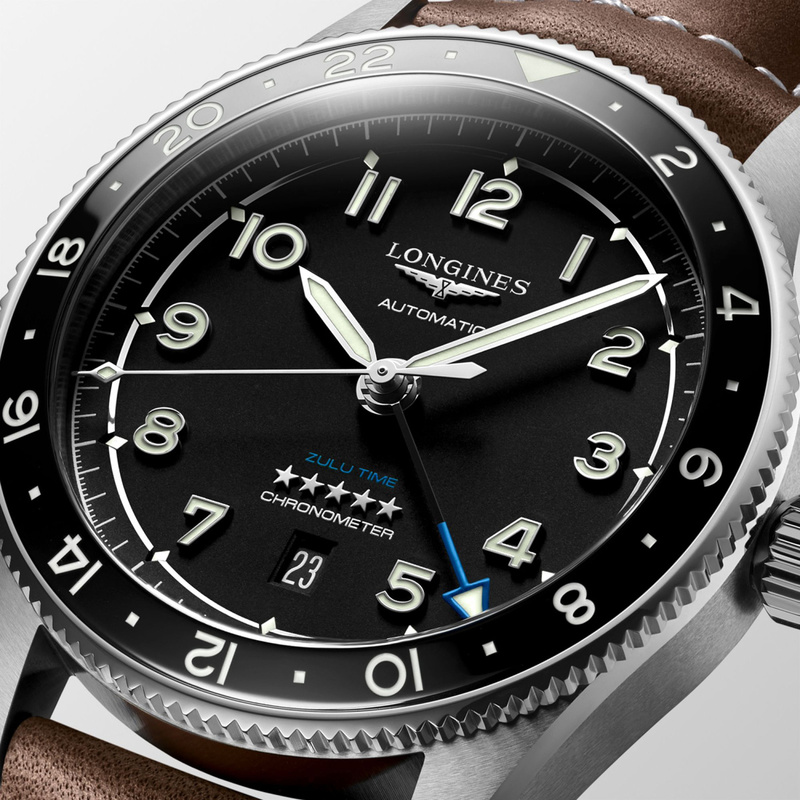 Longines Spirit Zulu Time 42mm - L3.812.4.53.2 - 4