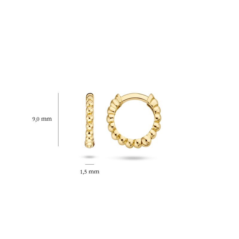 Blush oorbellen - 7230YGO - 4