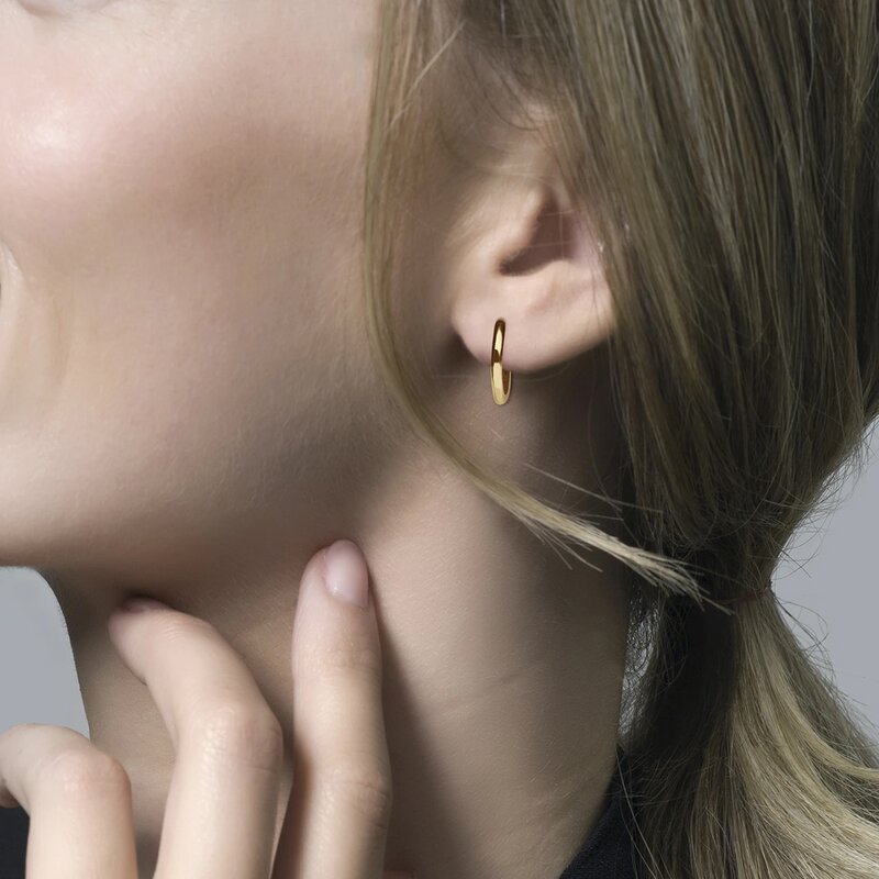 Blush oorbellen - 7233YGO - 2