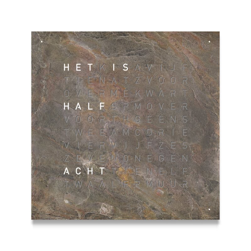 Qlocktwo Classic Creator's Edition Glintscape White Corpus - QT4NLGS - 2