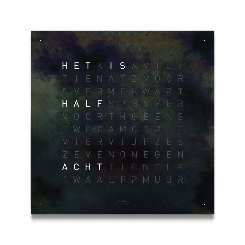 Qlocktwo Classic Creator's Edition Metamorphite Black Corpus Qlocktwo Classic Creator's Edition Metamorphite Black Corpus - QT4NLMM - 2