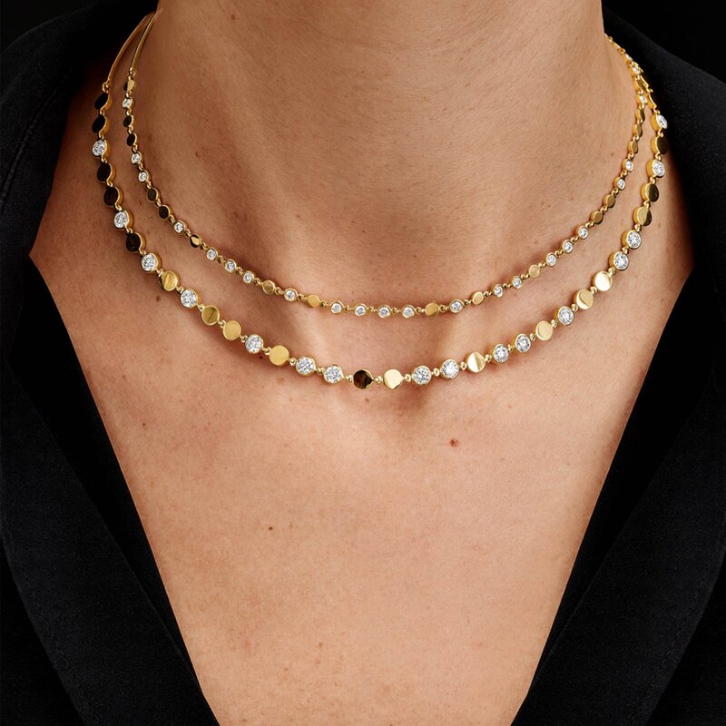 Messika D-vibes halsketting - 12351WG - 2