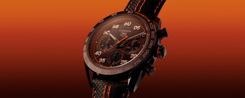 Tag Heuer Carrera Porsche Orange Racing