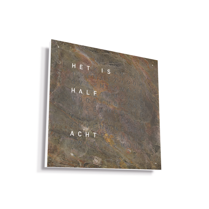 Qlocktwo Classic Creator's Edition Glintscape White Corpus - QT4NLGS - 1